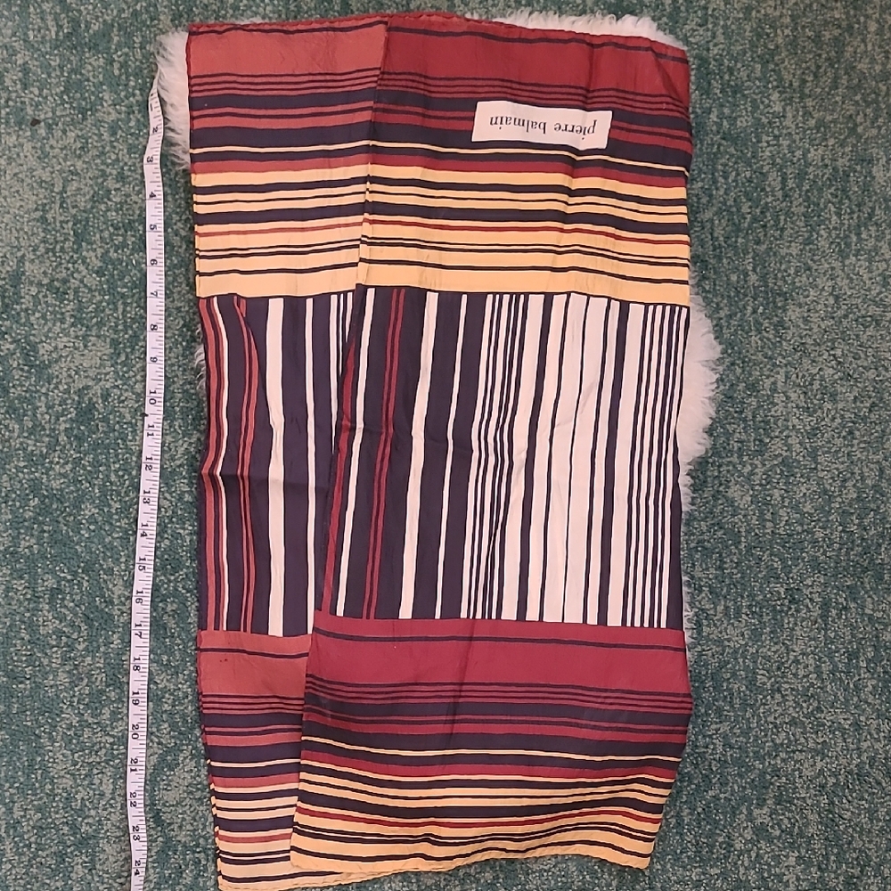 Pierre Balmain Multicolor Striped Accessory